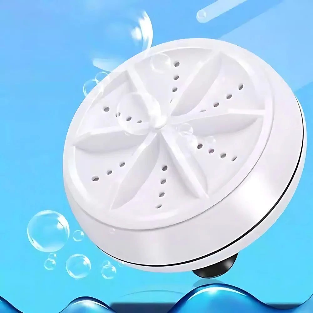 Mini Portable USB Washing Machine - 10cm (3.9 in) Travel Spinner, 1kg Capacity for Delicates