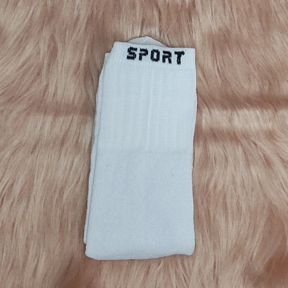 6-Pack Men's High-Crew Athletic Socks – Cotton Blend, EU 37–43