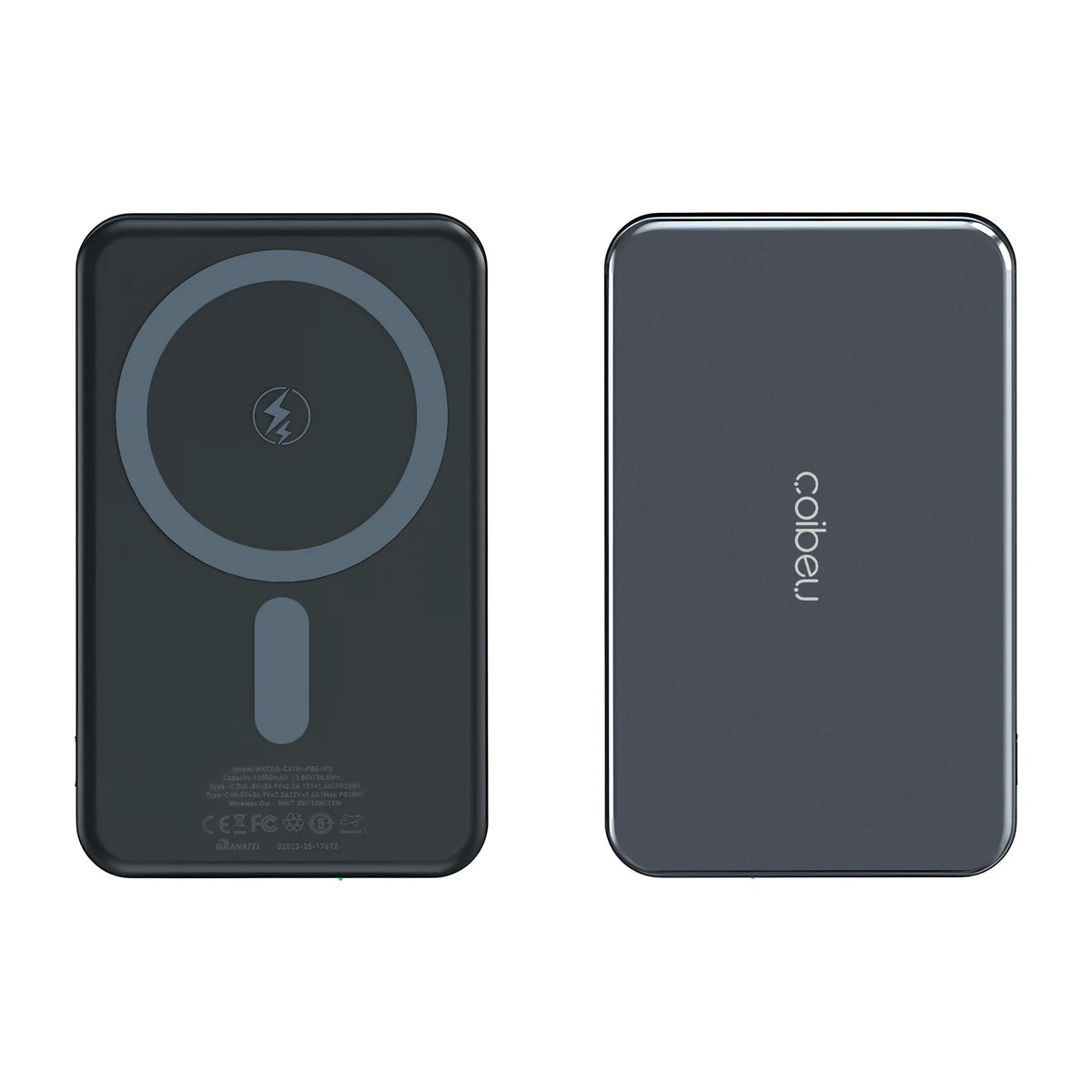 Magnetic 10000mAh Power Bank 15W Wireless 20W USB-C Slim Portable Charger for iPhone & Android