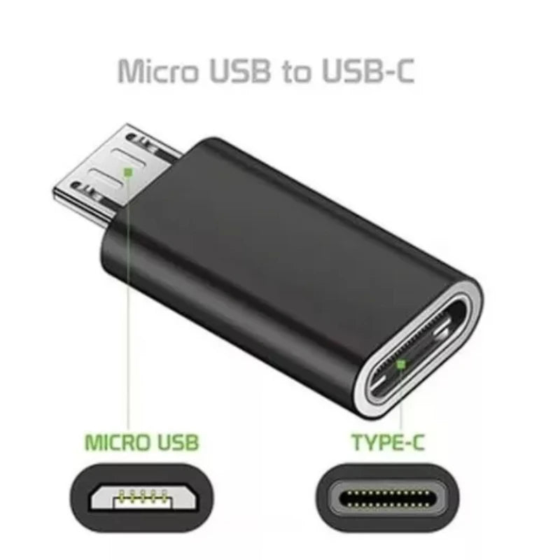 USB-C to Micro USB OTG Adapter — USB Type-C OTG Connector for Phones & Tablets