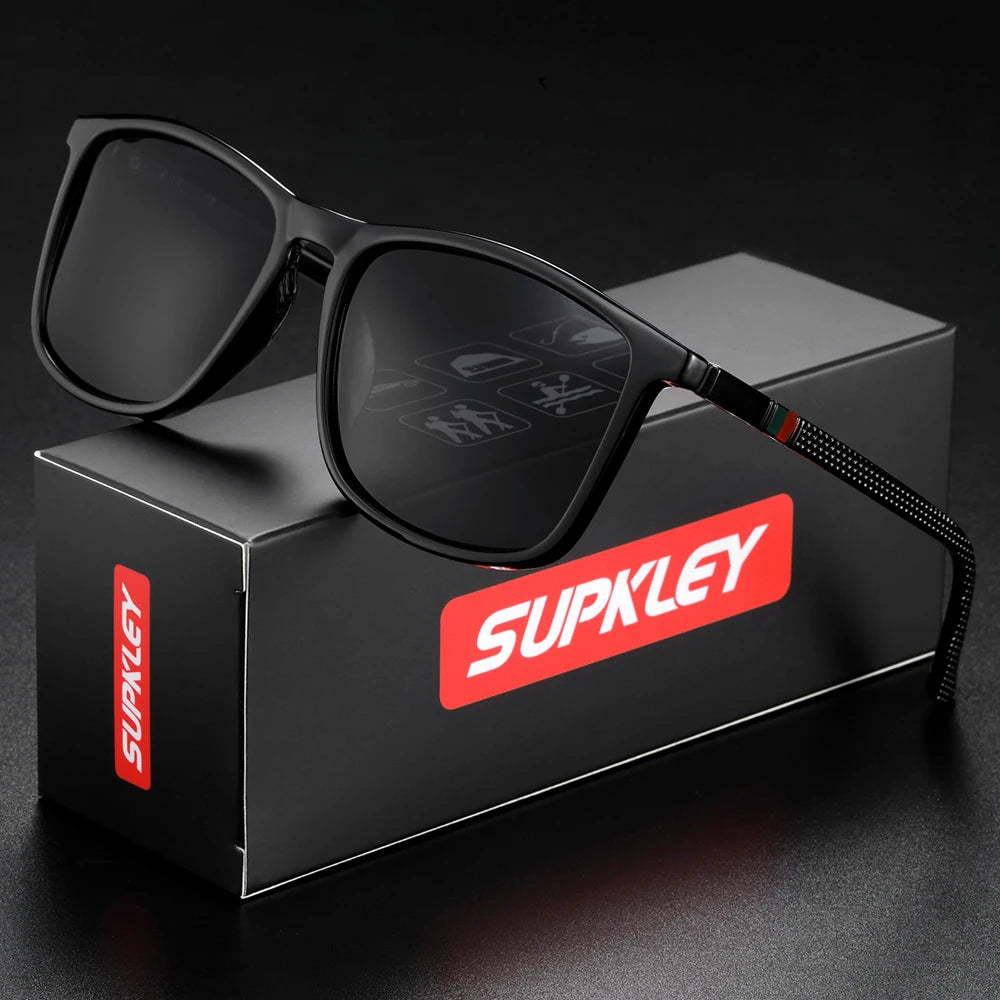 Polarized Sports Sunglasses for Men & Women - UV400 Anti-Glare Unisex Sport Eyewear
