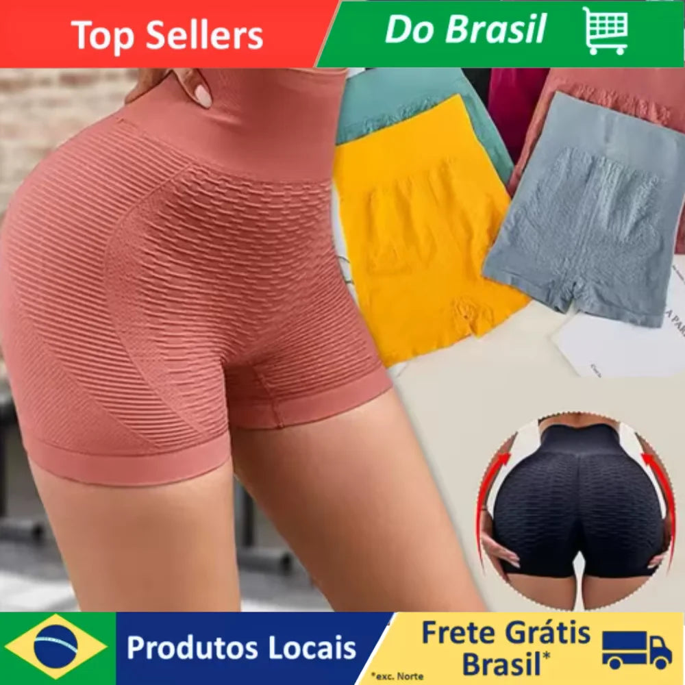 High Waist Women's Shaping Shorts for Fitness Compression Slim