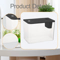 Clear View Reptile Terrarium Breeding Tank — 12.44 x 7.09 x 8.86 in (31.6 x 18 x 22.5 cm) Plastic Habitat for Betta, Crayfish, Frog, Gecko, Snake, Chameleon