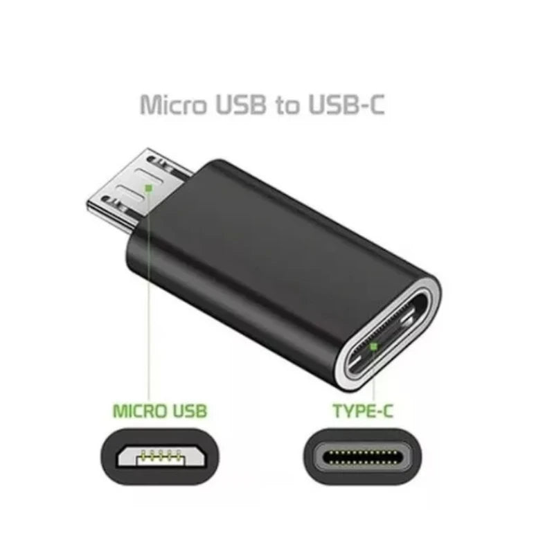 USB-C to Micro USB OTG Adapter — USB Type-C OTG Connector for Phones & Tablets