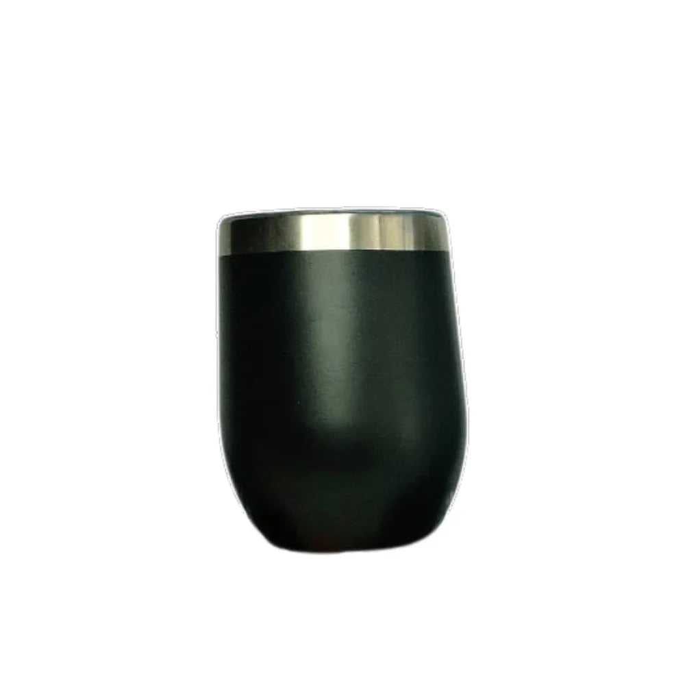 350 ml (12 fl oz) Stainless Steel Vacuum Insulated Thermal Mug with Matte Acrylic Lid - Assorted Colors