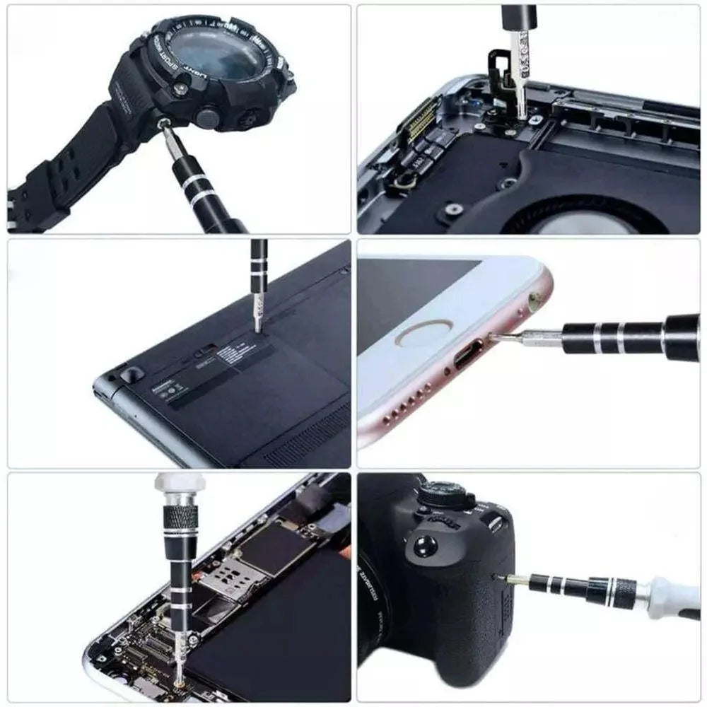 115-Piece Precision Tool Kit with Case for Smartphone, Laptop, and Electronics Repairs