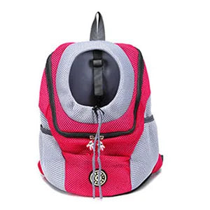 Pet Carrier Backpack for Dogs & Cats — Wearable Front/Back Mesh Travel Bag, Adjustable Double Shoulder, S/M/L (Up to 10 kg / 22 lb)
