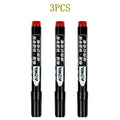 Permanent Paint Marker Pens 3/9-Pack – Waterproof Black Oil-Based, Quick-Drying for Tire, Metal, Glass, Plastic