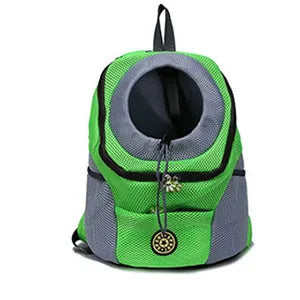 Wearable Pet Carrier Backpack – Front & Back Mesh Dog & Cat Travel Bag (S/M/L)