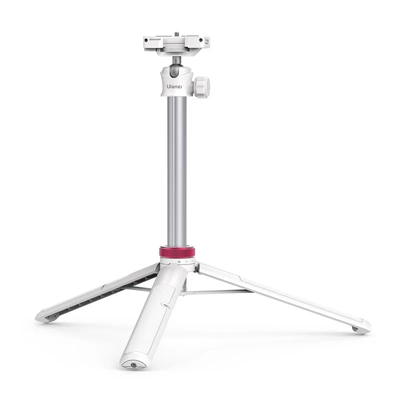 Extendable Vlog Tripod with Cold Shoe Phone Mount — Portable Smartphone & DSLR Table Tripod