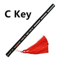 Bamboo Dizi Transverse Flute – Professional Woodwind Instrument in C D E F G Keys, 5 Colors