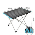 Ultralight Portable Folding Camping Table - High-Strength Aluminum Picnic & BBQ Table
