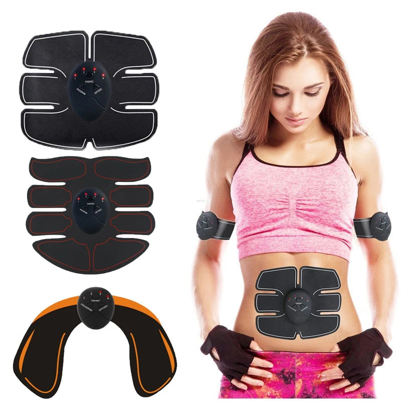 Wireless EMS Muscle Stimulator for Buttocks, Hips & Abs - Abdominal Trainer & Body Slimming Massager