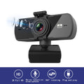 2K 1440P Autofocus USB Webcam with Stereo Microphone and Privacy Shutter for PC, Mac & Laptop