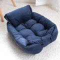 3-in-1 Pet Bed Mat Washable Soft Cotton Dog & Cat Bed Cushion for Small to Medium Pets