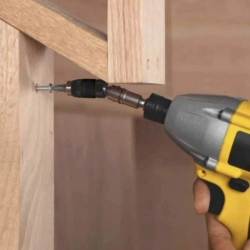 1/4-Inch (6.35 mm) Hex Magnetic Bit Holder Extension Rod - Quick-Change Screwdriver & Drill Guide