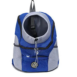Wearable Pet Carrier Backpack – Front & Back Mesh Dog & Cat Travel Bag (S/M/L)