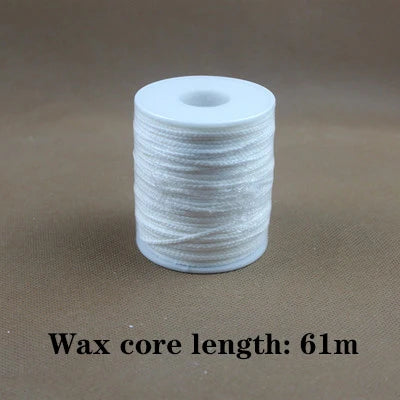 Pre-Waxed Cotton-Core Candle Wicks with Metal Sustainer Tabs, 100-Pack, 1.0–7.9 in (2.6–20 cm) for DIY Candle Making