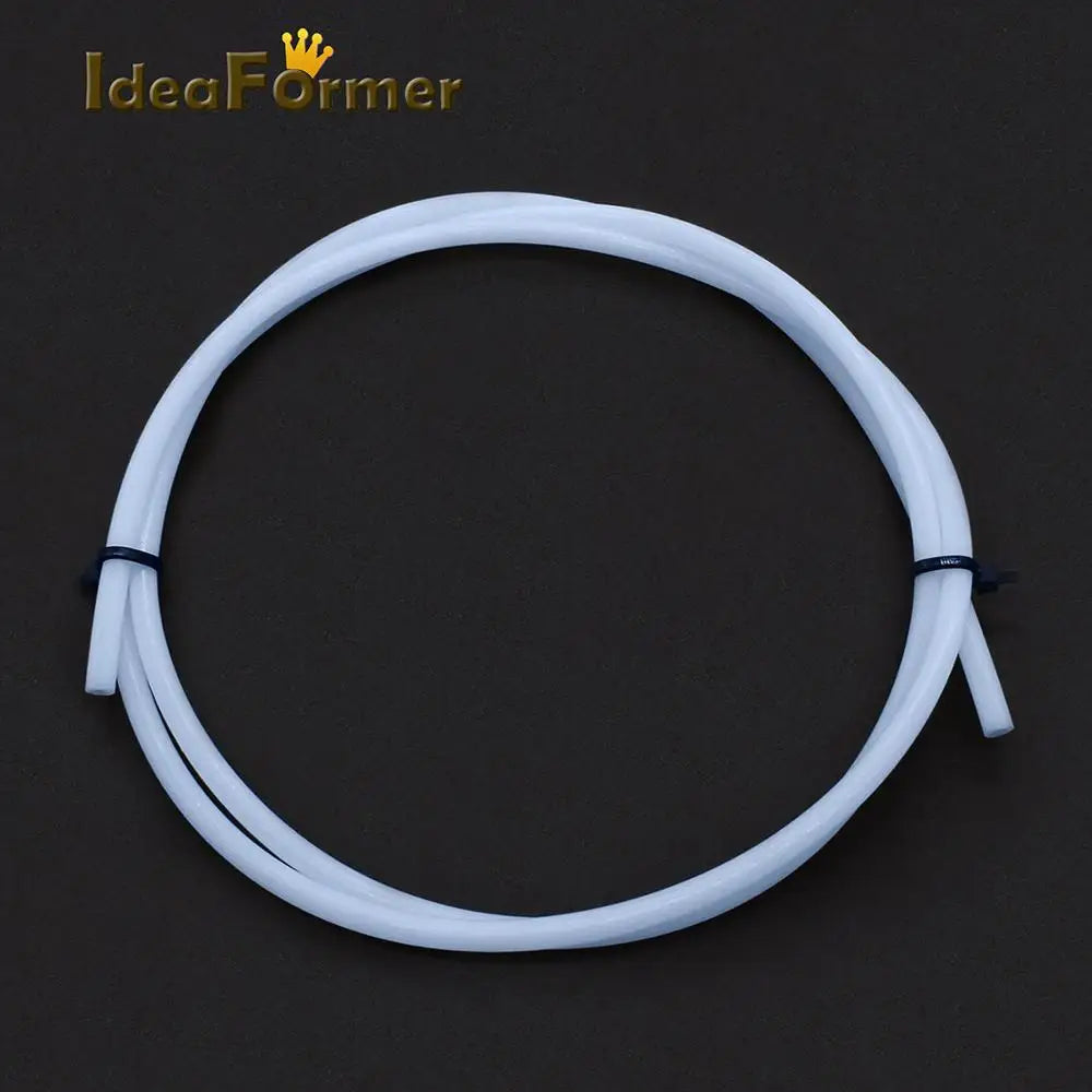 1M (3.28 ft) PTFE Bowden Tube White – Fits 1.75mm & 3mm Filament | ID 1–6mm / OD 2–8mm for V5 V6 J-Head Extruder