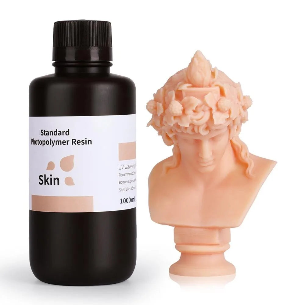 UV 3D Printing Resin 405nm, ABS-like, Water Washable, 8K Compatible for MSLA/DLP/LCD Printers