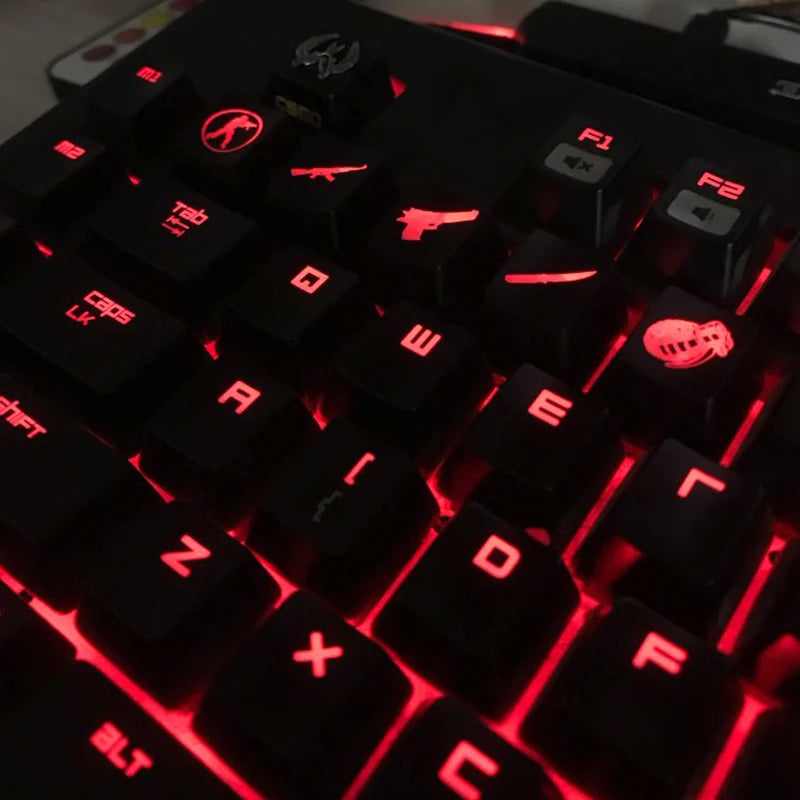 CSGO Themed 6-Pack ABS Keycaps for MX Cross Mechanical Keyboards