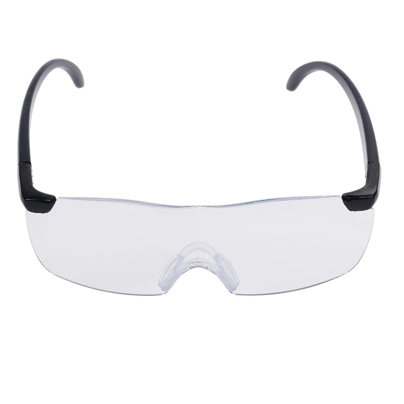 Presbyopic Magnifying Reading Glasses 1.6x (160%) Black Portable PC Eye Protection