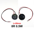 8Ω 0.5W Mini Ultra-Thin Horn Speaker 20–57mm (0.79–2.24in) with P2.0 Terminal Wire