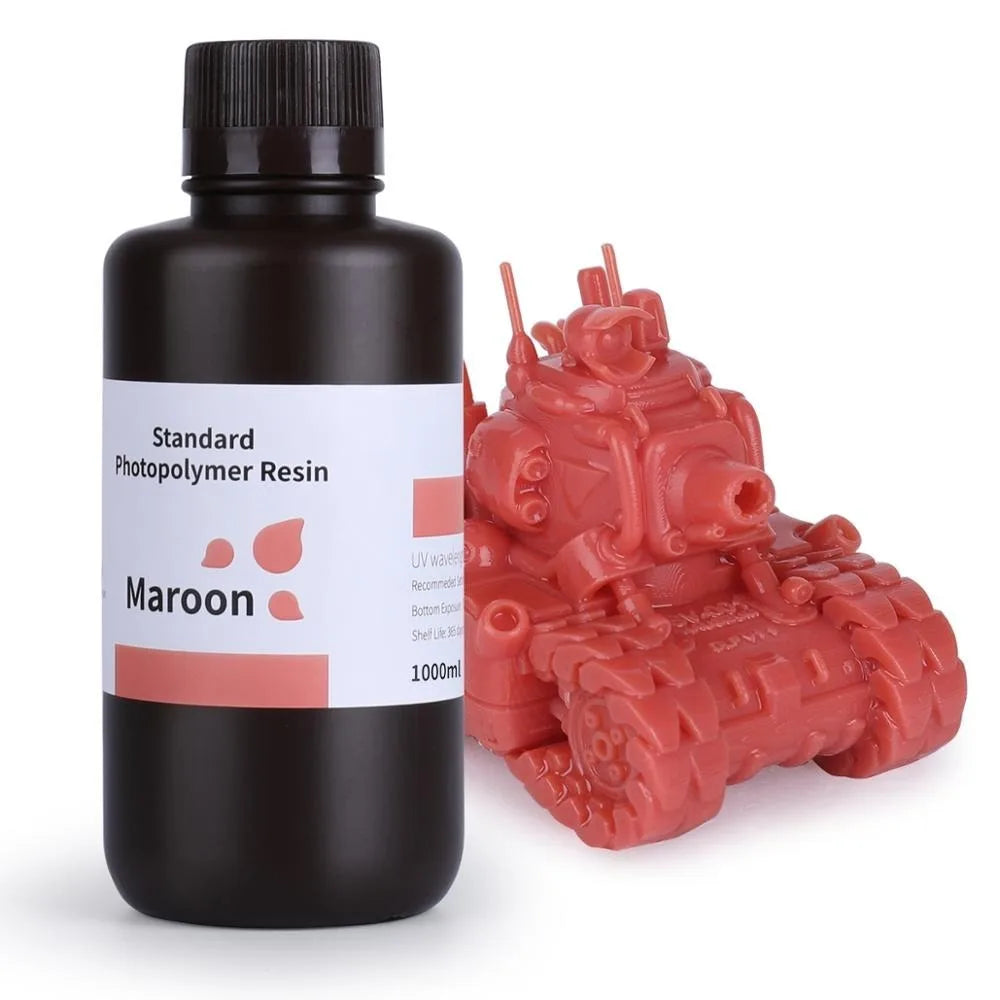 UV 3D Printing Resin 405nm, ABS-like, Water Washable, 8K Compatible for MSLA/DLP/LCD Printers