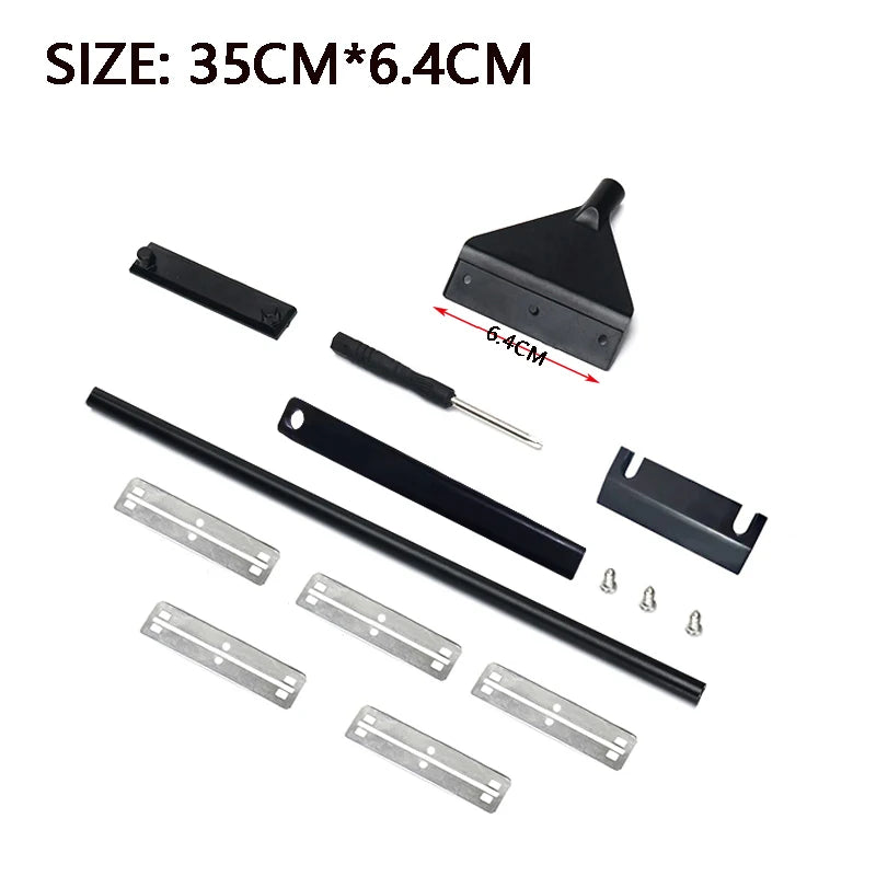 Aquarium Algae Scraper – Dual-Use Fish Tank Glass & Sand Cleaner, Available in 13.8 in (35 cm) & 21.7 in (55 cm)