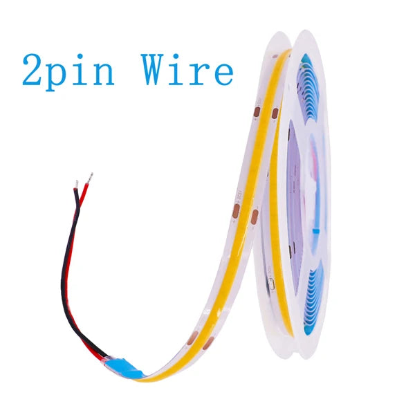 5V USB COB LED Strip Light 320 LEDs/m High-Density Flexible Tape Light Warm Natural Cool White and RGB