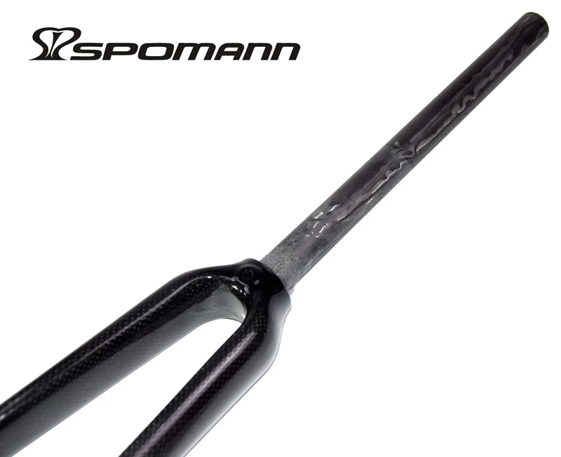 700C Carbon Fiber Road & Track Bike Fork 25.4mm (1-inch) Steerer – Gloss or Matte 3K/UD