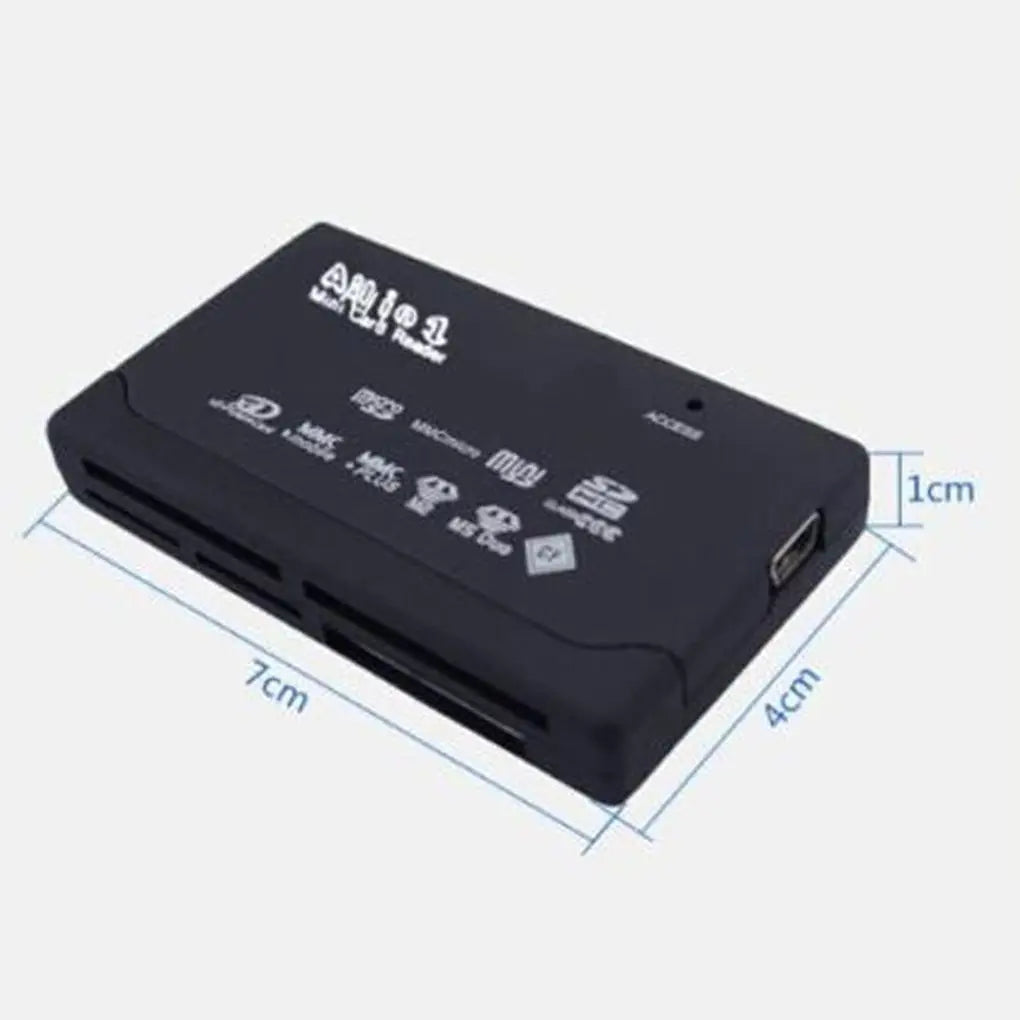 USB 2.0 All-in-One Multi Card Reader — SD/TF/CF/MMC/MS/XD Support