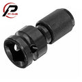 Quick-Release 1/2-Inch (12.7 mm) Square-to-1/4-Inch (6.35 mm) Hex Socket Adapter for Impact & Ratchet Wrenches
