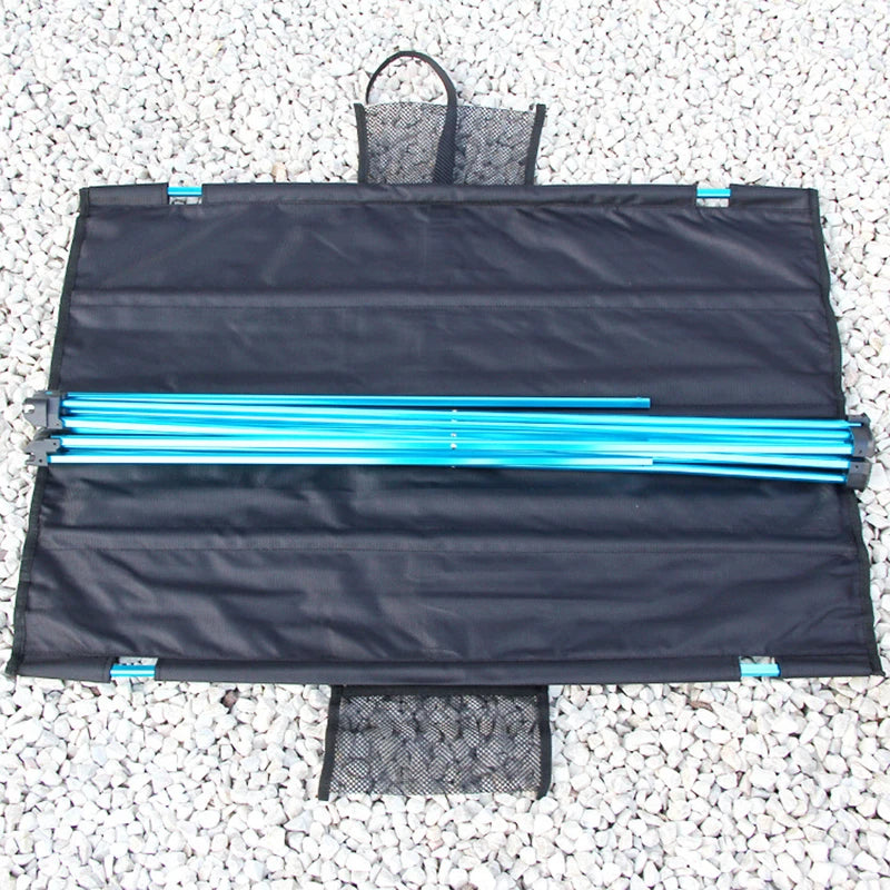 Portable Foldable Camping Table Ultralight 6061 Aluminum Picnic & Outdoor Side Table – 2 Sizes 22x17x15 in / 56x43x38 cm & 30x22x20.5 in / 76x56x52 cm