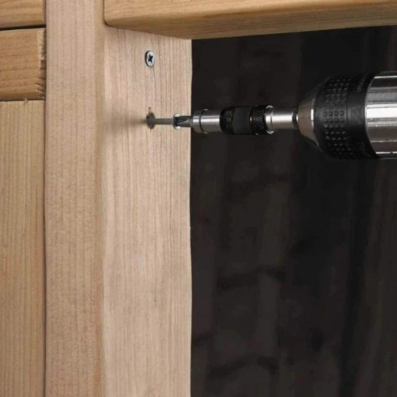 1/4-Inch (6.35 mm) Hex Magnetic Bit Holder Extension Rod - Quick-Change Screwdriver & Drill Guide