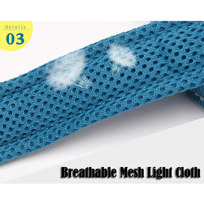 Soft Padded Mesh Reflective Dog Leash for Walking & Training — 110 cm (43.3 in) — 11 Colors