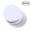 10/20-Pack Silver Aluminum Wine Pourer Discs - Foldable Reusable Drip-Stop Pour Spouts