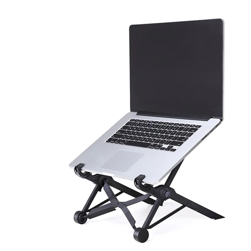 Folding Adjustable Laptop Stand — Ergonomic Lapdesk for 11.2–17 in (28.5–43.2 cm) Laptops, Lightweight Portable Notebook Riser for Office & Home