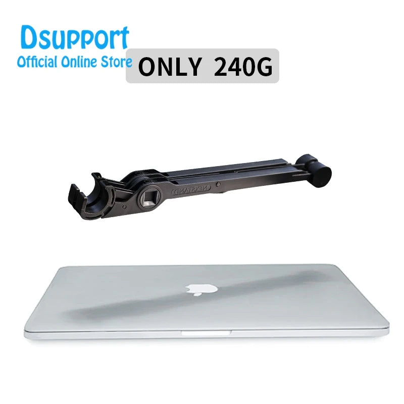 Folding Adjustable Laptop Stand — Ergonomic Lapdesk for 11.2–17 in (28.5–43.2 cm) Laptops, Lightweight Portable Notebook Riser for Office & Home