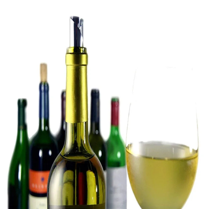 10/20-Pack Silver Aluminum Wine Pourer Discs - Foldable Reusable Drip-Stop Pour Spouts