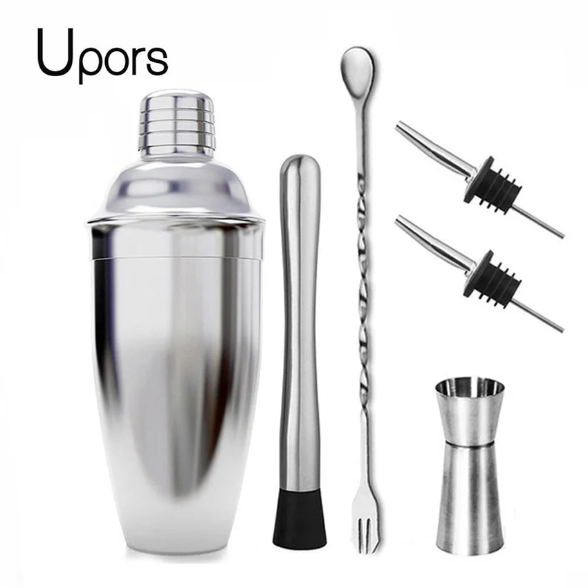 Stainless Steel Boston Cocktail Shaker — 18.6oz (550ml) & 25.4oz (750ml) Martini Mixer for Home Bar & Bartenders