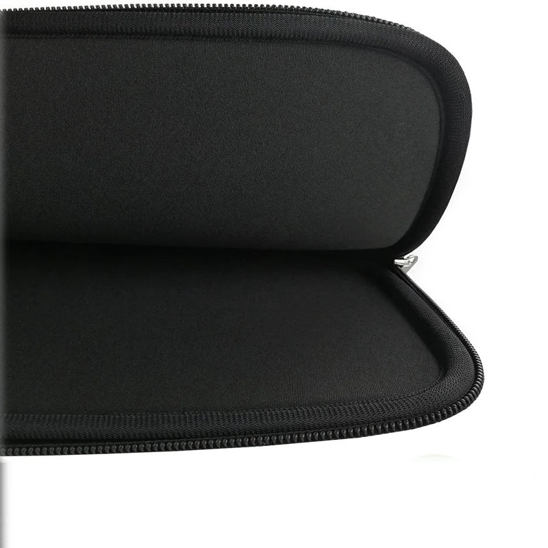 Soft Cotton Laptop Sleeve Bag with Zipper Fits 13 to 15.6 inch (33-39.6 cm) Notebook