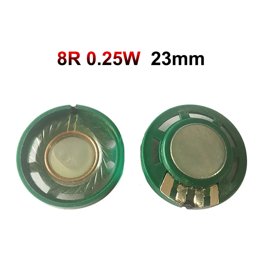 Horn Loudspeaker Driver 2-Pack | 8Ω, 16Ω, 32Ω | 0.25W–0.5W | 20–40mm (0.79–1.57 in) Diameter Options
