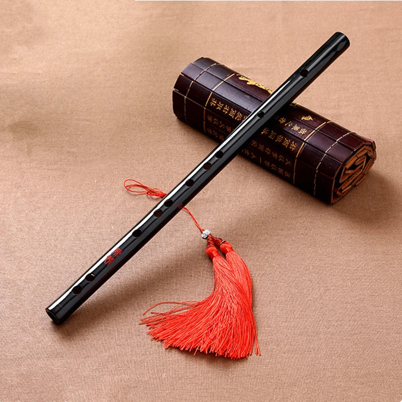 Bamboo Dizi Transverse Flute – Professional Woodwind Instrument in C D E F G Keys, 5 Colors