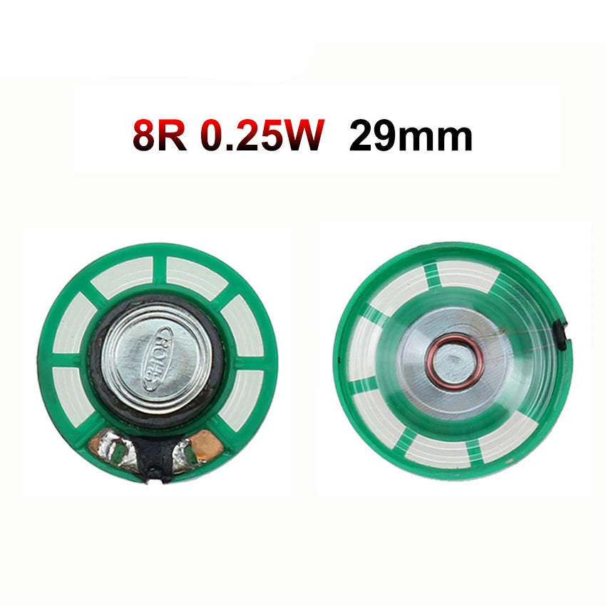 Horn Loudspeaker Driver 2-Pack | 8Ω, 16Ω, 32Ω | 0.25W–0.5W | 20–40mm (0.79–1.57 in) Diameter Options