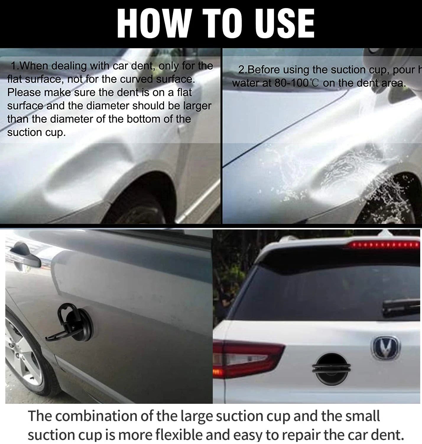 Mini Car Dent Puller Suction Cup – Small Paintless Dent Repair Tool for Cars