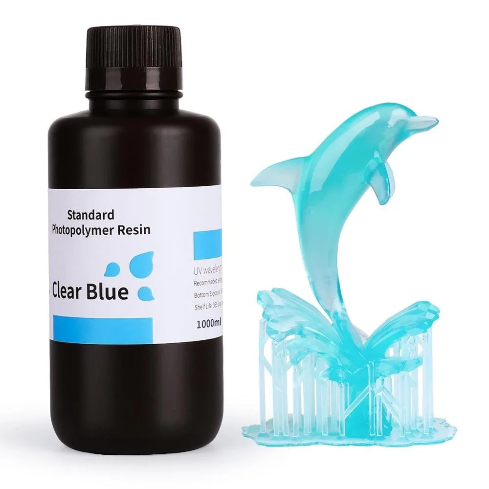 UV 3D Printing Resin 405nm, ABS-like, Water Washable, 8K Compatible for MSLA/DLP/LCD Printers