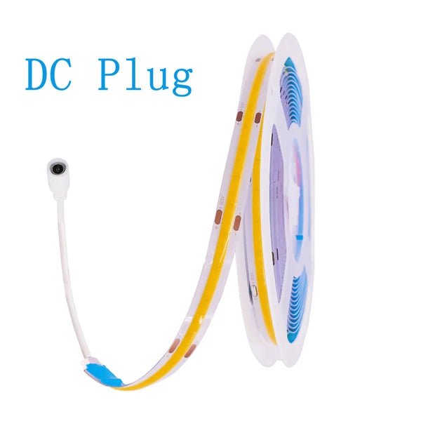 5V USB COB LED Strip Light 320 LEDs/m High-Density Flexible Tape Light Warm Natural Cool White and RGB