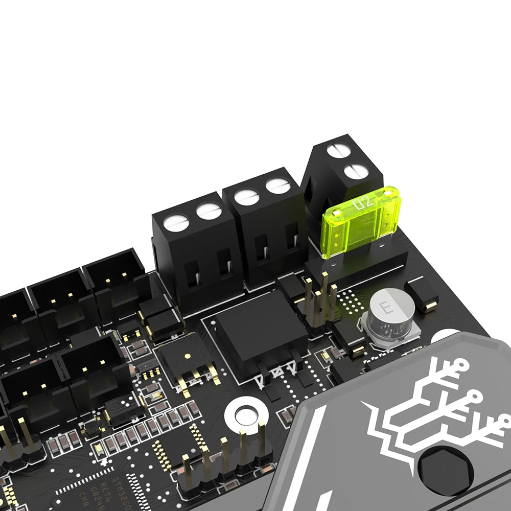 SKR Mini E3 32-Bit Motherboard with Onboard TMC2209 for Ender 3 / Ender 5 / CR-10 3D Printers - Micro USB, UART Silent Drivers, TFT Compatible