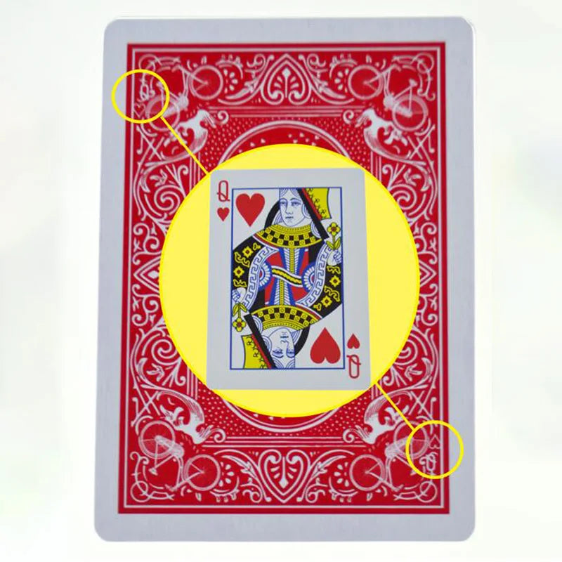 Marked Stripper Deck Playing Cards for Magic Tricks, Mentalism & Close-Up Illusions (Standard 3.5 x 2.6 in / 9 x 6.6 cm)